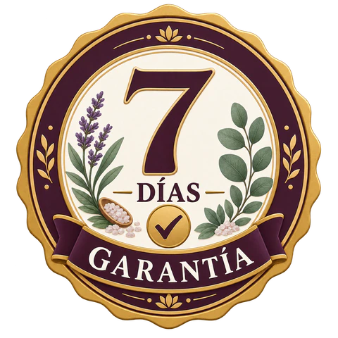 Sello ilustrado de garantía de 7 días